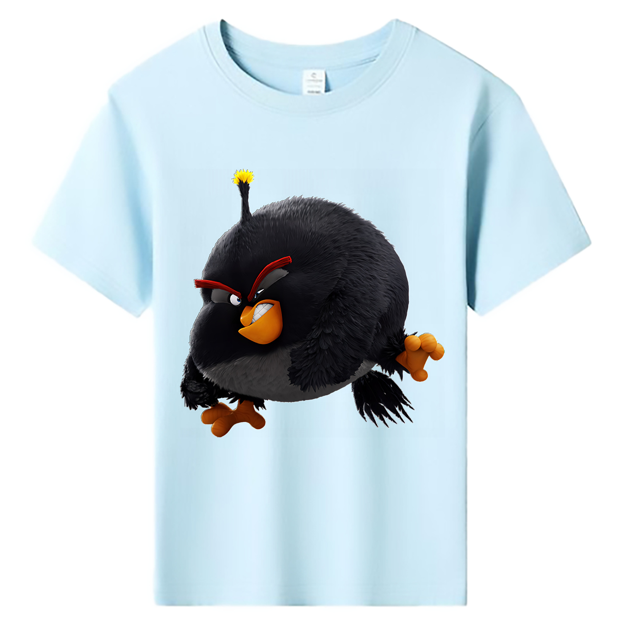 （画像用） Angry Birds アングリーバード 綿100％キッズTシャツ（フロントプリント）